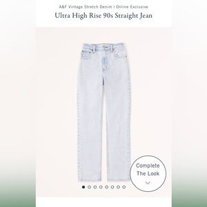Abercrombie Ultra High Rise Jeans